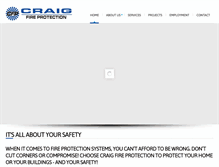 Tablet Screenshot of craigfireinc.com